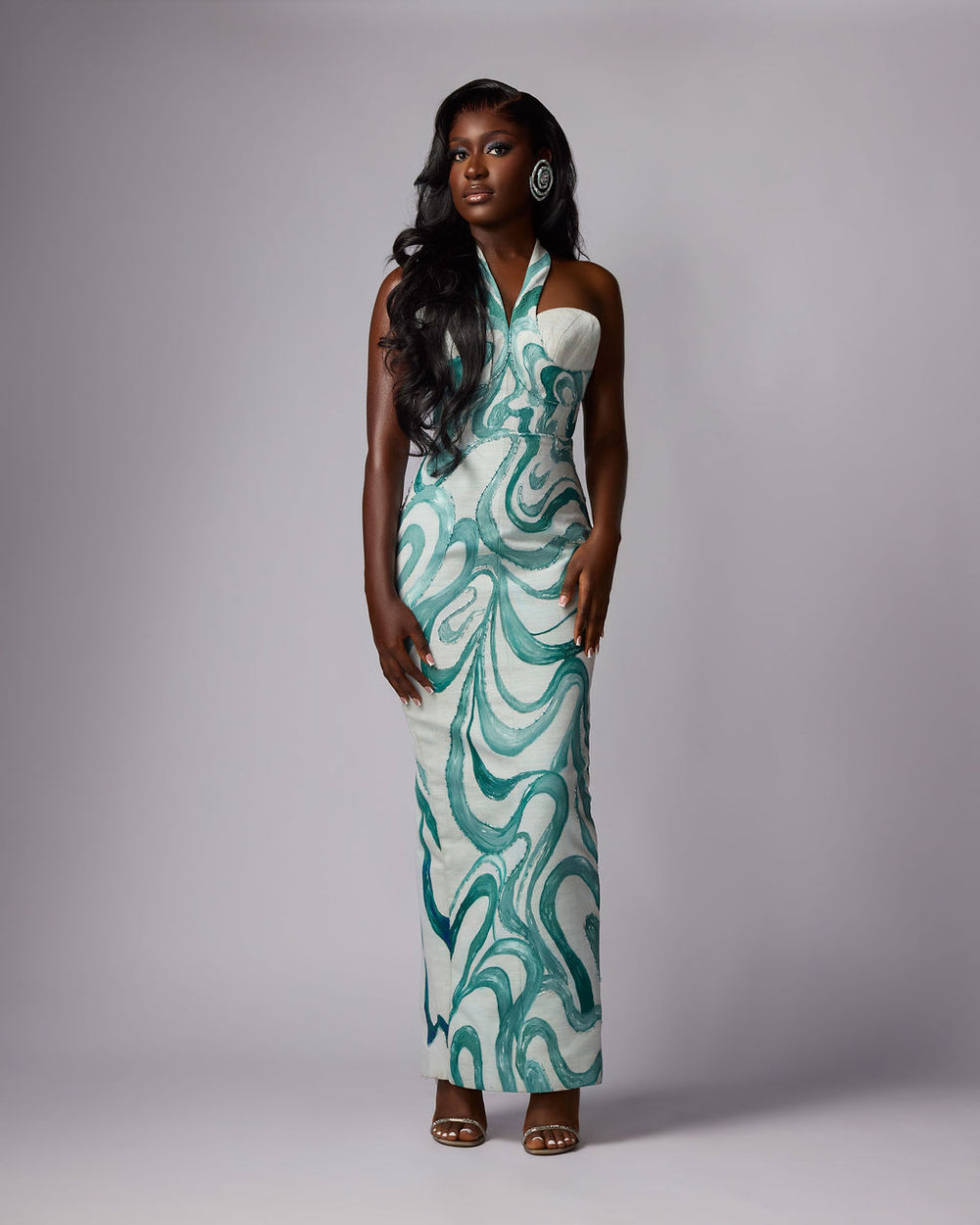 OKUN AYO - THE WATER WHIRL DRESS