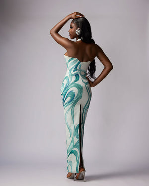 OKUN AYO - THE WATER WHIRL DRESS