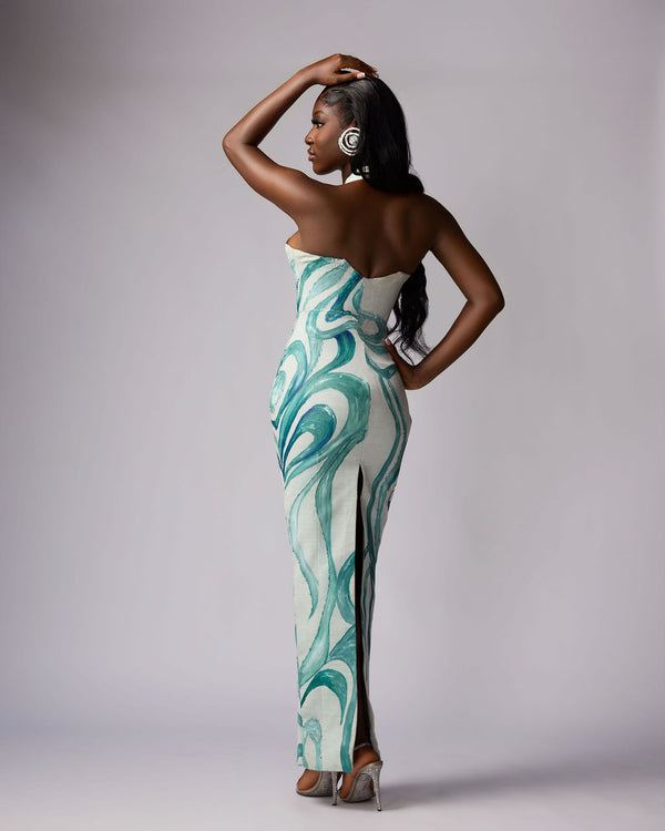 OKUN AYO - THE WATER WHIRL DRESS